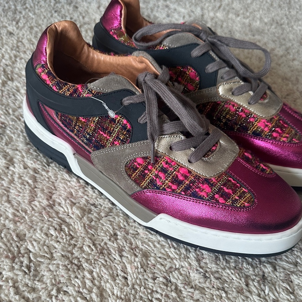 DWRS Label Women'sMulticolor Leather Shoes Sz 43 (US 11.5/12) New